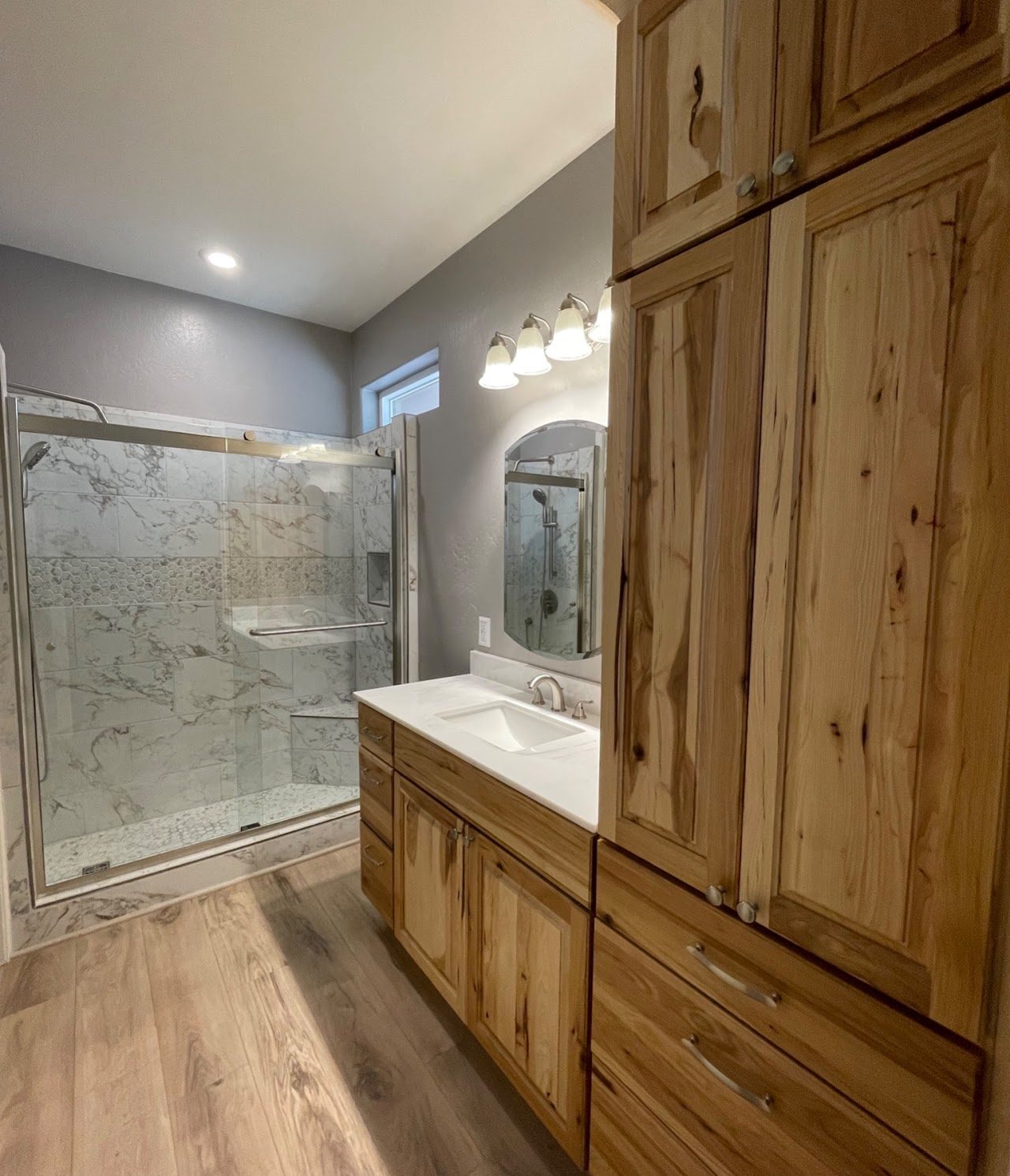 Remodeled bathroom by Gila Home Solutions